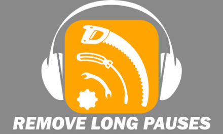 Long Pause Removal – Audacity