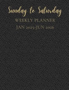 Sunday to Saturday Planner